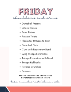 strength training template for beginners